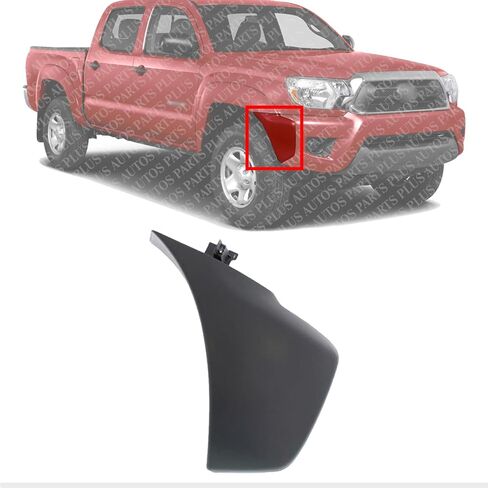 Front Bumper End Caps Textured Right Passenger Side Direct Replacement Compatible With 2012-2015 Toyota Tacoma TO1005177 5211204050 in Saudi Arabia