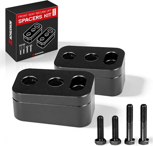 2PCS Front Seat Recline Lift Spacers Kit - Adjustable Seat Riser Blocks for 2022-2025 3rd Gen Toyota Tundra (Driver/Passenger Compatible) | Enhanced Seat Height & Recline Adjustment Accessories in Kuwait