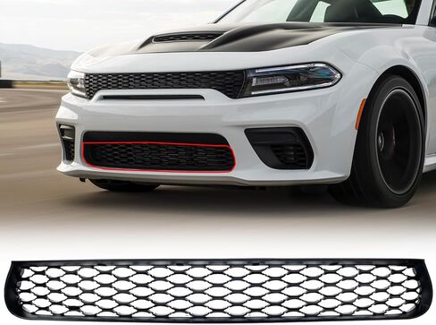 Front Lower Mesh Grille For Dodge Charger SRT Scat Pack Daytona Bumper Front Grill Assembly 2015-2021 in Kuwait