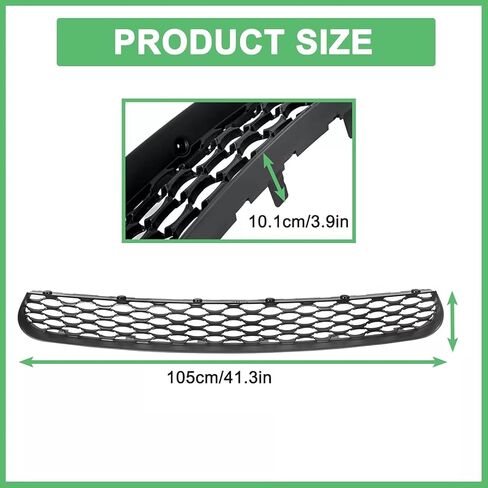 Front Lower Mesh Grille For Dodge Charger SRT Scat Pack Daytona Bumper Front Grill Assembly 2015-2021 in Kuwait