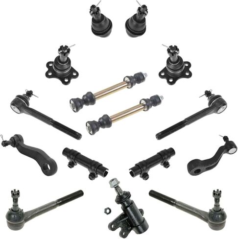 Suspension Kit Front Tie Rod Ball Joint Sway Bar for Chevy for Tahoe for GMC for Yukon for K2500/K1500 Idler Steering 15pc 15 Piece in Kuwait