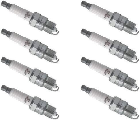 NGK V-Power Spark Plug XR5 (8 عبوات) متوافق مع شيفروليه كورفيت 1962-1968 5.4L/327 in Kuwait