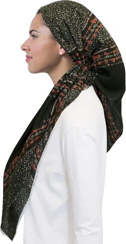 Pretied Head Scarf for Women Lightweight Pretied Bandana Tichel Head Scarves, Jewish Head Coverings for Women in Saudi Arabia