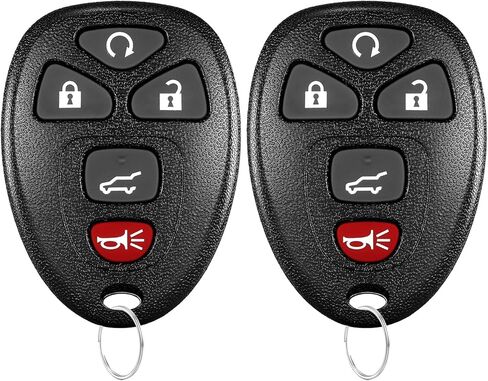 2 PCS Key Fob Replacement Fits for Chevy Traverse 2007-2016 Tahoe Suburban 2007-2014 GMC Yukon XL 2007-2013 Acadia 2007-2016 Buick Enclave 2007-2017 Cadillac Escalade 2007-2010 Keyless Entry Remote in Kuwait