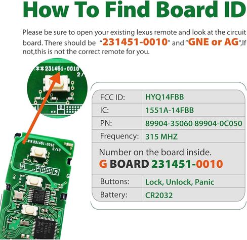 2 Keylessbest Replacement for 2016 2017 2018 2019 2020 2021 2022 Smart Proximity Toyota 4-Runner Tundra Tacoma Sequoia GNE 231451-0010 Board Key Fob HYQ14FBB 315MHz 3 Buttons in Saudi Arabia
