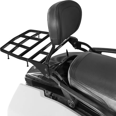 Rear Passenger Backrest with Luggage Rack for Can-am Spyder F3 F3-S F3-T 2015-2025, Rear Carrier Luggage Rack and Rear Back Rest Passenger Sissy Bar for Spyder F3 Accessories in Kuwait
