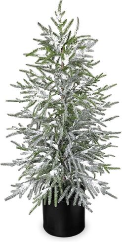 2.6FT Artificial Small Mini Pine Tree for Tabletop, Real Touch 31 inch Premium Artificial Topiary Tree Potted Plants for Home Tabletop Entryway Living Room Indoor Outdoor Decor in Saudi Arabia