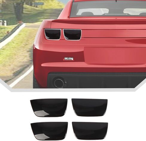 JeCar Smoked Tail Light Covers for Chevy Camaro 2019-2024 - ABS Tail Lamp Overlay Trim Protector, Rear Taillight Decoration Accessories in Saudi Arabia