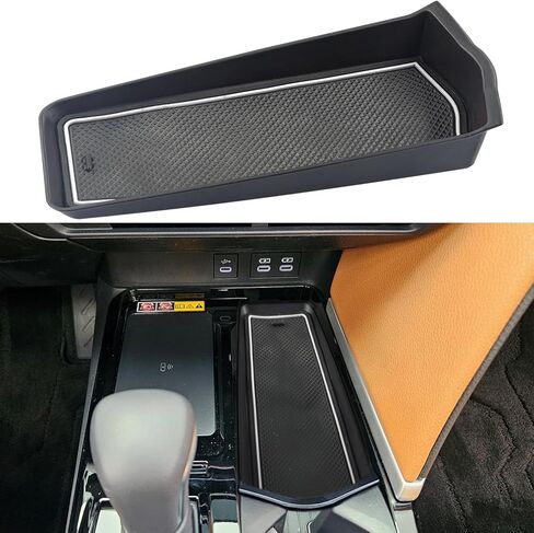 Center Console Organizer for Toyota Camry Accessories 2025 2026, Front Center Console Tray Storage Box, Interior Storage Accessories, Gear Shifter Right Side Console Organizer Inserts (Red) in Kuwait