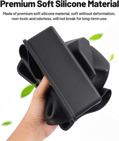 Silicone Center Console Organizer for 2022-2025 Toyota Tundra Accessories - Center Console Gear Shift Panel Trim Cover Anti-Scratch Protective Pad with Cup Holder Inserts (Not for 2026 Tundra) in Kuwait