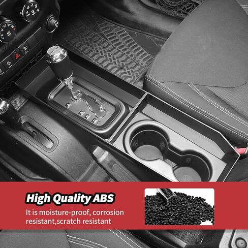 JeCar Center Console Storage Tray Organizer Fit for Jeep Wrangler JK JKU 2011-2017 (2pcs) in Saudi Arabia