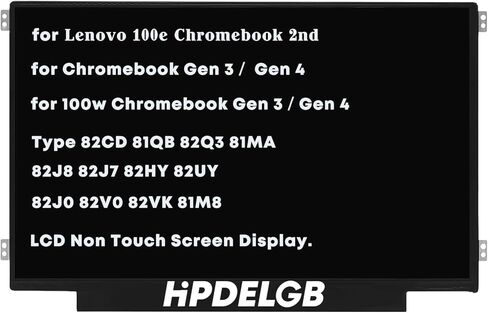 NT116WHM-N11 NT116WHM-N21 N22 N23 NT116WHM-N42 N116BGE-EA2 Replacement for HP ProBook 11 G1 for Ideapad 3 CB-11IGL05 100S 100e 809867-001 LCD Screen Display Panel HD 1366×768 30pin Non-Touch in Kuwait