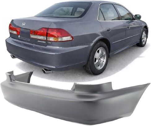 FitParts متوافق مع غطاء المصد الخلفي Honda Accord 1998-2002 DX EX-R EX LX SE. جديدة ومعدة وجاهزة للطلاء. HO1100184 04715S84A91ZZ in Saudi Arabia