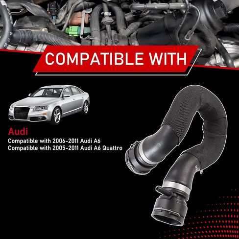 2 قطعة طقم خرطوم المبرد العلوي والسفلي خراطيم تبريد المحرك متوافقة مع 2006-2011 أودي A6 2005-2011 A6 كواترو يستبدل 4F0121101F 4F0121055F in Kuwait