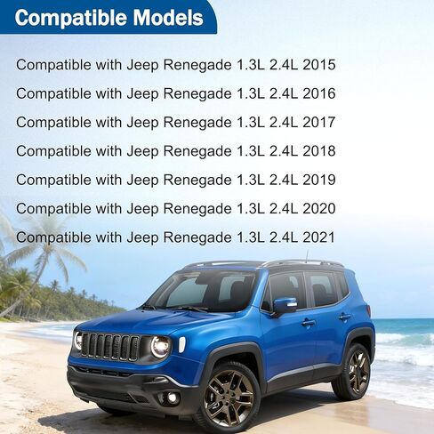 Radiator Coolant Hose Fit for Jeep Renegade 1.3L 2.4L 2015 2016 2017 2018 2019 2020 2021, Replace# 68246567AA Engine Upper Radiator Coolant Hose in Kuwait