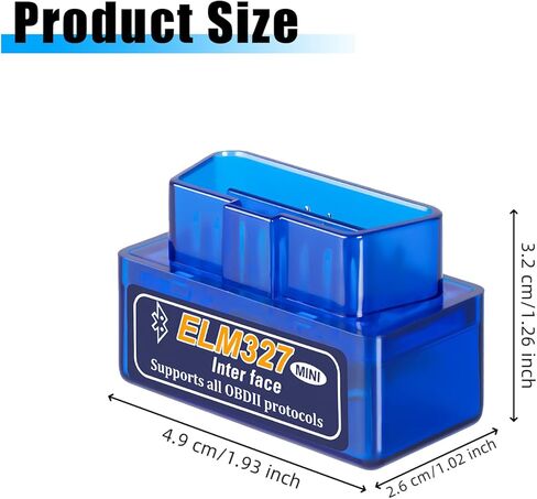 obd2 الماسح الضوئي بلوتوث، العالمي elm327 obdii أداة المسح التشخيصي قارئ رمز السيارة، أداة تشخيص الماسح الضوئي obd2، قارئ رمز خطأ محرك السيارة التلقائي لنظام التشغيل android windows in Kuwait