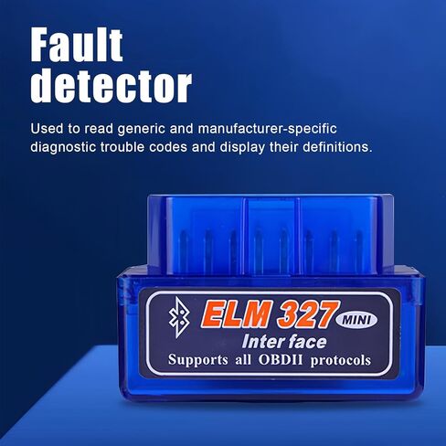 obd2 الماسح الضوئي بلوتوث، العالمي elm327 obdii أداة المسح التشخيصي قارئ رمز السيارة، أداة تشخيص الماسح الضوئي obd2، قارئ رمز خطأ محرك السيارة التلقائي لنظام التشغيل android windows in Kuwait