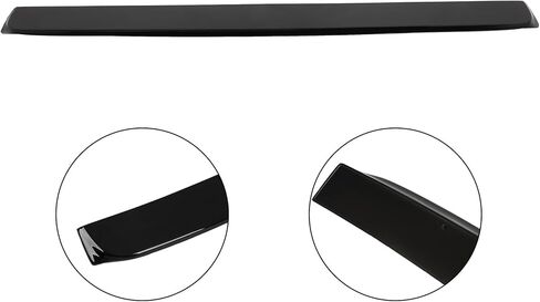 حاجب سقف النافذة الخلفية متوافق مع 2003-2007 لـ H-onda لـ Accord ABS جناح سبويلر للنافذة الخلفية أسود لامع in Kuwait