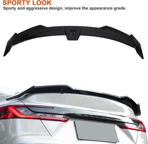 Car Rear Spoiler Compatible with Toyota Camry LE XLE 2018-2025,8th 9th Gen Camry Trunk Spoiler Lip Wing,Glossy Black in Kuwait