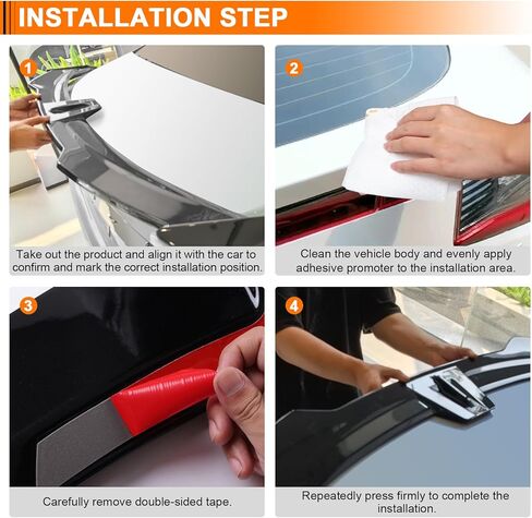 Car Rear Spoiler Compatible with Toyota Camry LE XLE 2018-2025,8th 9th Gen Camry Trunk Spoiler Lip Wing,Glossy Black in Kuwait