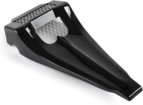 دراجة نارية لامعة باللون الأسود من بلاستيك ABS ممتدة للذقن سبويلر مناسبة لـ 1996-2013 Harley Touring Road Glide Street Glide in Kuwait