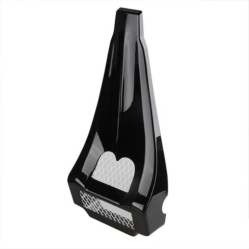 دراجة نارية لامعة باللون الأسود من بلاستيك ABS ممتدة للذقن سبويلر مناسبة لـ 1996-2013 Harley Touring Road Glide Street Glide in Kuwait