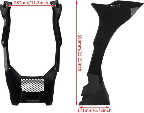 HDBUBALUS Motorcycle Fairing Chin Spoilers Cover Fairing Support Side Panel Kit Fit for Harley Softail Low Rider ST FXLRST 2018-2024 in Saudi Arabia