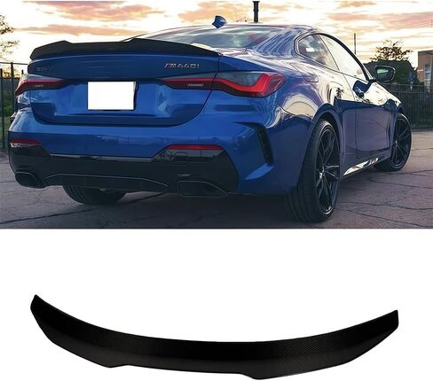 for BMW G22 G82 4-Series 2021-2026 Real Carbon Fiber Rear Trunk Spoiler in Kuwait