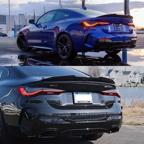 for BMW G22 G82 4-Series 2021-2026 Real Carbon Fiber Rear Trunk Spoiler in Kuwait