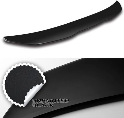 Q1-TECH, ABS Rear Trunk Lip Wing Spoiler Compatible with 2014-2020 BMW 430i 435i 440i 428i F33 / F83 / M4 Convertible Only, Rear Wing PSM-Style Replacement Trunk Boot Rear Spoiler, Matt Black in Saudi Arabia