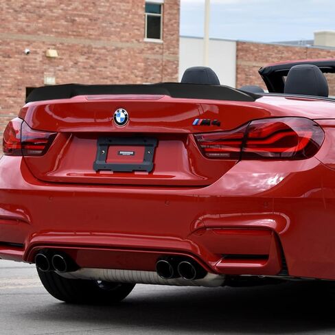 Q1-TECH, ABS Rear Trunk Lip Wing Spoiler Compatible with 2014-2020 BMW 430i 435i 440i 428i F33 / F83 / M4 Convertible Only, Rear Wing PSM-Style Replacement Trunk Boot Rear Spoiler, Matt Black in Saudi Arabia