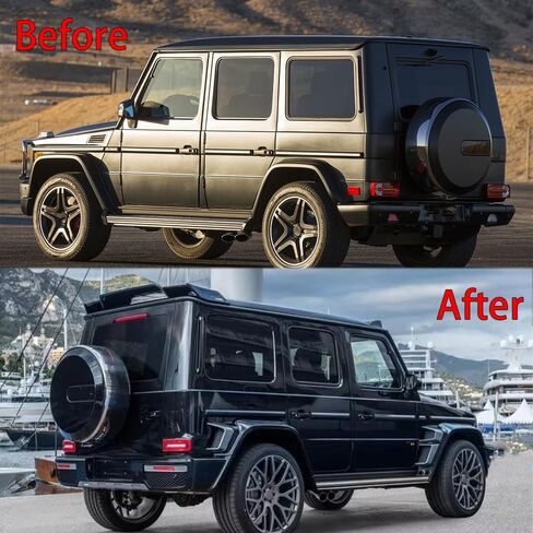 Rear Roof Spoiler Compatible with Mercedes Benz G Class W463 W464 Wagon G63 1990-2024 Brabus Style Rear Roof Window Spoiler Wing ABS Carbon Fiber Style in Kuwait