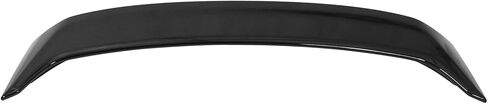 IKON MOTORSPORTS, Trunk Spoiler Compatible with 2006-2011 Honda Civic 8th Gen Sedan 4-Door, Si Style Painted #NH731P Crystal Black Pearl ABS Rear Trunk Lid Spoiler Wing Lip with 3rd Brake LED Light in Saudi Arabia