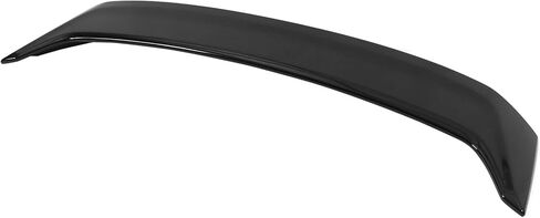 IKON MOTORSPORTS, Trunk Spoiler Compatible with 2006-2011 Honda Civic 8th Gen Sedan 4-Door, Si Style Painted #NH731P Crystal Black Pearl ABS Rear Trunk Lid Spoiler Wing Lip with 3rd Brake LED Light in Saudi Arabia