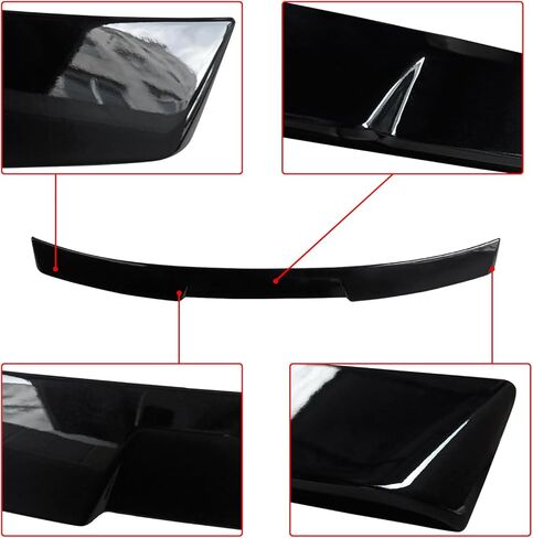 YOUGERCAR Rear Roof Top Trunk Spoiler Fit for 2018 2019 2020 2021 2022 Honda Accord Window Roof Spoiler Wing Spoiler ABS Gloss Black in Saudi Arabia