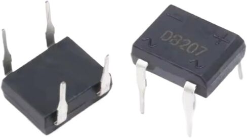 20PCS DB207 Bridge Rectifier DIP4 1000V 2A DB207S Power Diode Rectifiers Electronic Components IC in Saudi Arabia