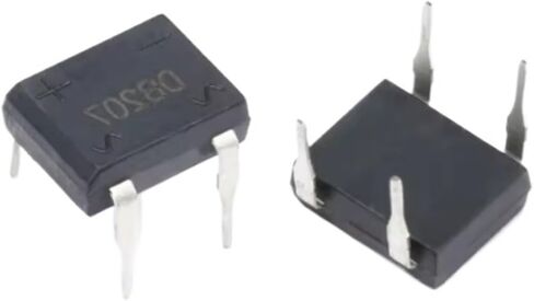 20PCS DB207 Bridge Rectifier DIP4 1000V 2A DB207S Power Diode Rectifiers Electronic Components IC in Saudi Arabia