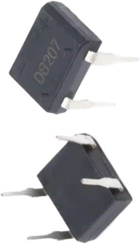 20PCS DB207 Bridge Rectifier DIP4 1000V 2A DB207S Power Diode Rectifiers Electronic Components IC in Saudi Arabia