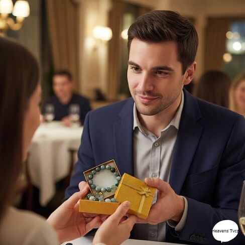 Natural Jade Bracelet for Wealth & Luck with Gold Charm | Premium Gift Box Included – Handmade Green Jadeite Bangle for Prosperity, Energy & Balance in Kuwait