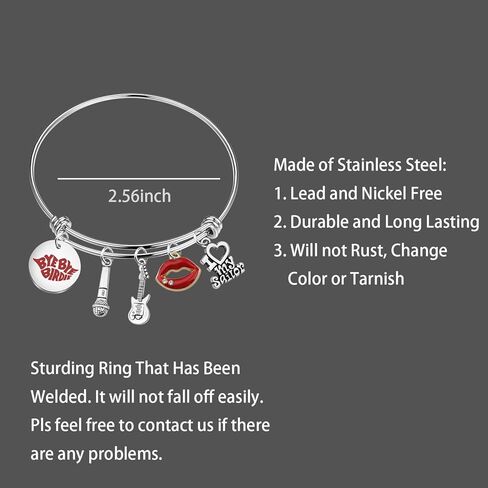 Lywjyb Birdgot سوار مستوحى من الموسيقى الموسيقية عاشق ميرش المسرح الموسيقي هدية موسيقية Atctor Merch in Saudi Arabia