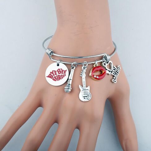 Lywjyb Birdgot سوار مستوحى من الموسيقى الموسيقية عاشق ميرش المسرح الموسيقي هدية موسيقية Atctor Merch in Saudi Arabia