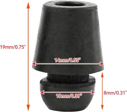 30 Pack Car Door Bumper Stopper Replacement Overslam Shock Absorber Rubber Plugs Dampening Guard Cushion for Hyundai Tucson Kia Elantra Car Hood Trunk Front Rear Door Side Protection 8219128010 in Kuwait