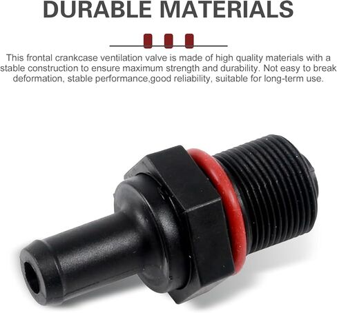 Positive Crankcase Ventilation Control Valve, Engine One-way PCV Valve Replacement, OE #267402G000 26740-2G000, Compatible with Accord Nissan Mitsubishi JAC Chery Big Dipper Hyundai (Black) in Kuwait