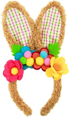 DearSun 3 Pcs Easter Bunny Ears Headband for Kids Adult, Cosplay Costume Accessories Rabbit Ear Hair Band in Saudi Arabia
