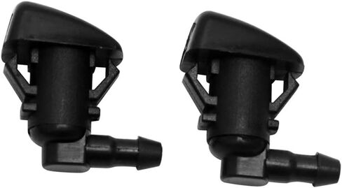 ZHParty 2 Pcs Front Windshield Washer Nozzle 55157319AA Fits for Dogde Nitro 2007-11, for Jeep Liberty 2008-13, for Dodge Dart 2013-15, for Chrysler 200 (2015-2017) - Replaces OEM # 68081370AB in Saudi Arabia