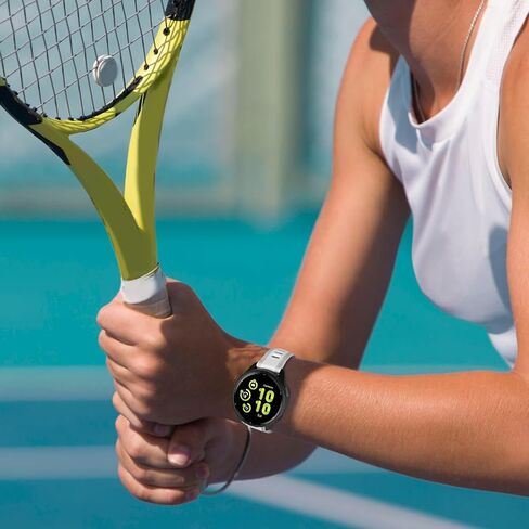 أحزمة ساعة من السيليكون لـ Garmin Forerunner 165/55/570-42 مم/245/645، Vivoactive 6/5/3، 20 مم سريعة الإصدار، قطعتان من حزام استبدال المطاط الناعم لنمط Vivomove/Luxe/HR/Sport للنساء والرجال in Kuwait