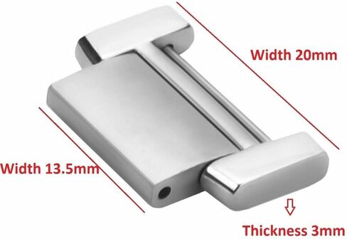 Ewatchparts Link Compatible With 20mm Watch Band Cartier Tank Francaise 2303 Chronograph Quartz Stainless Steel in Saudi Arabia