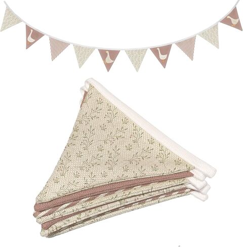 Nursery Wall Art Decor,Goose Nursery Decor,Vintage Floral Goose Pennant Banner Flags,Nursery Banner Flags for Baby Boy Room Playroom Boho Birthday Tea Party Decor in Saudi Arabia