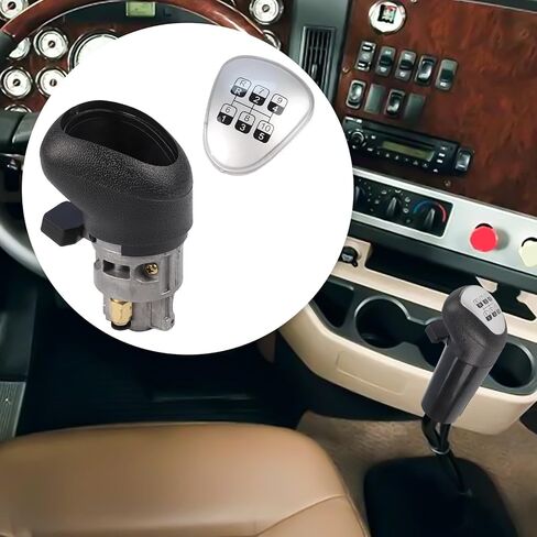 Shift Knob for Eaton Fuller for Heavy Duty Trucks, for Replacement A6909, Black ABS Gear Shift Handball with Multiple Speed Optional Design in Kuwait