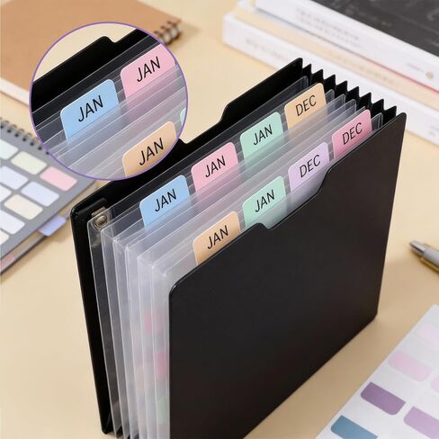 360 Pcs Sticky Index Tabs, 18 Colors Colored Book Sticky Tabs for Notebooks Binders Book Annotation Tab Stickers for File Classification (1x1.1 Inch) in Saudi Arabia
